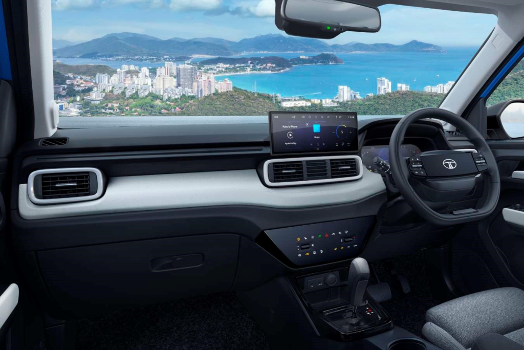 Tata Punch interior dashboard petrol variant